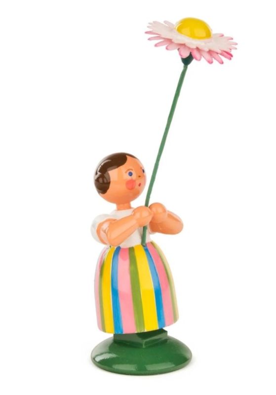 Blumenmädchen mit Gänseblume