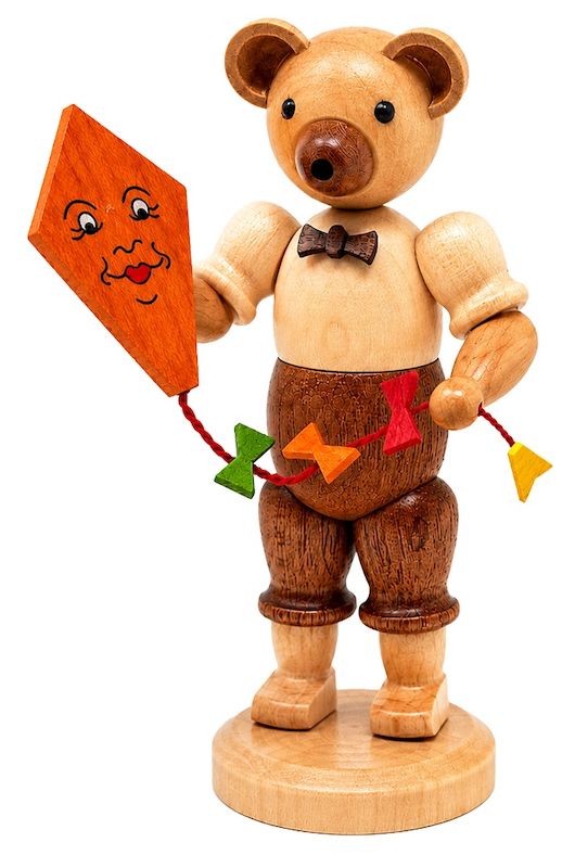 Bär mit Drache   Material Holz