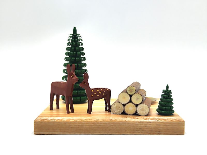 Kerzenhalter 2 Rehen